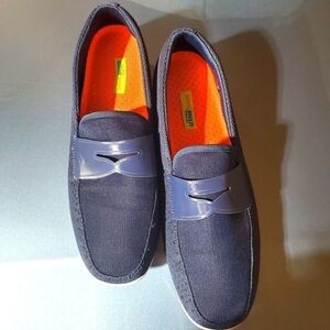 SWIMS Breeze Blue Sz. 11 Penny Loafers Boat Shoe